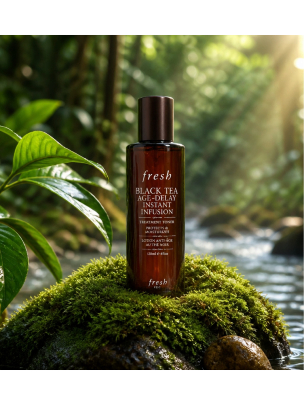 Women's Fresh Black Tea Age-Delay Instant Infusion Toner Anti Aging Healthy Skin